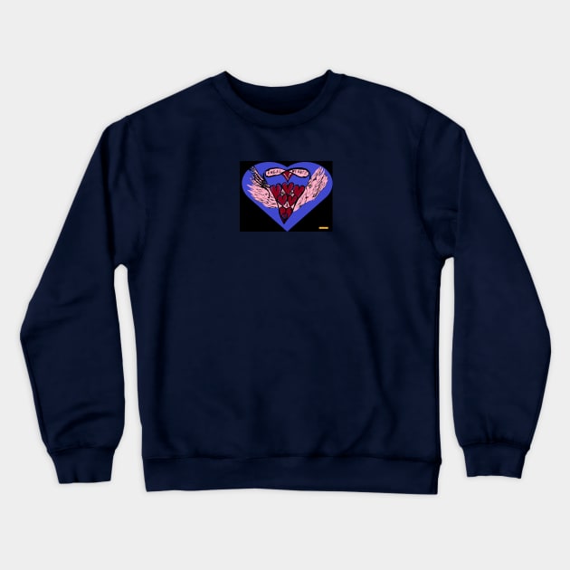 Angel Hearts. Crewneck Sweatshirt by sunandlion17